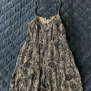 Animal print summer dress